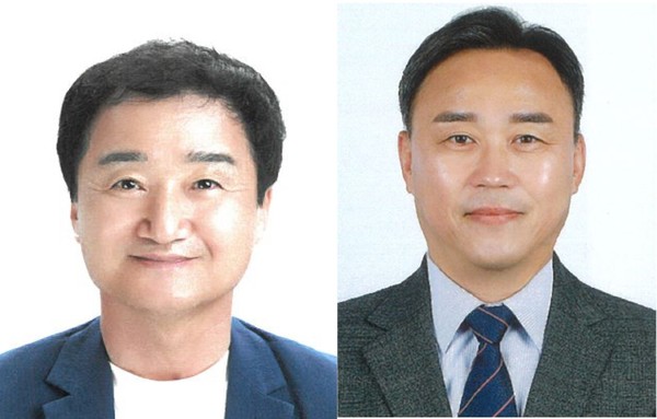 (좌측부터) 유창희 정무수석, 임청 대변인
