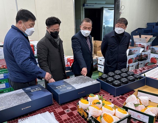 전북농협, 설 명절 대비 농산물 수급상황 점검