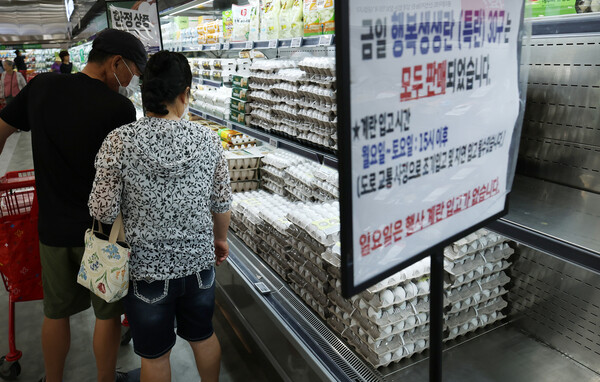 대형마트의 달걀코너 (자료사진=연합뉴스)